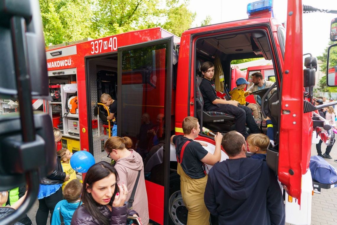 Radomski Piknik Strażacki. Była możliwość obejrzenia sprzętu