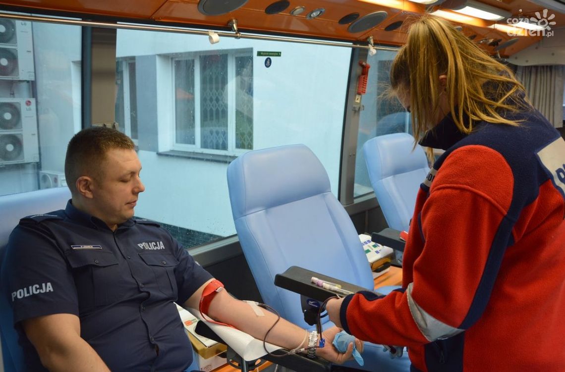 Radomski policjant dawcą szpiku