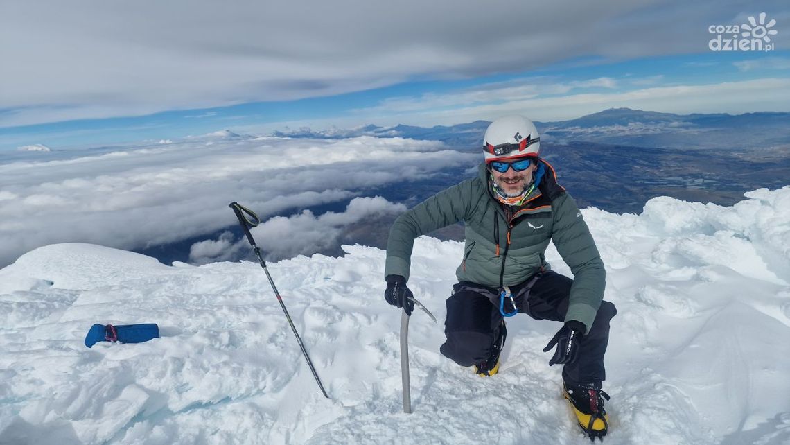 Radomski przedsiębiorca zdobywa najwyższy szczyt Ekwadoru