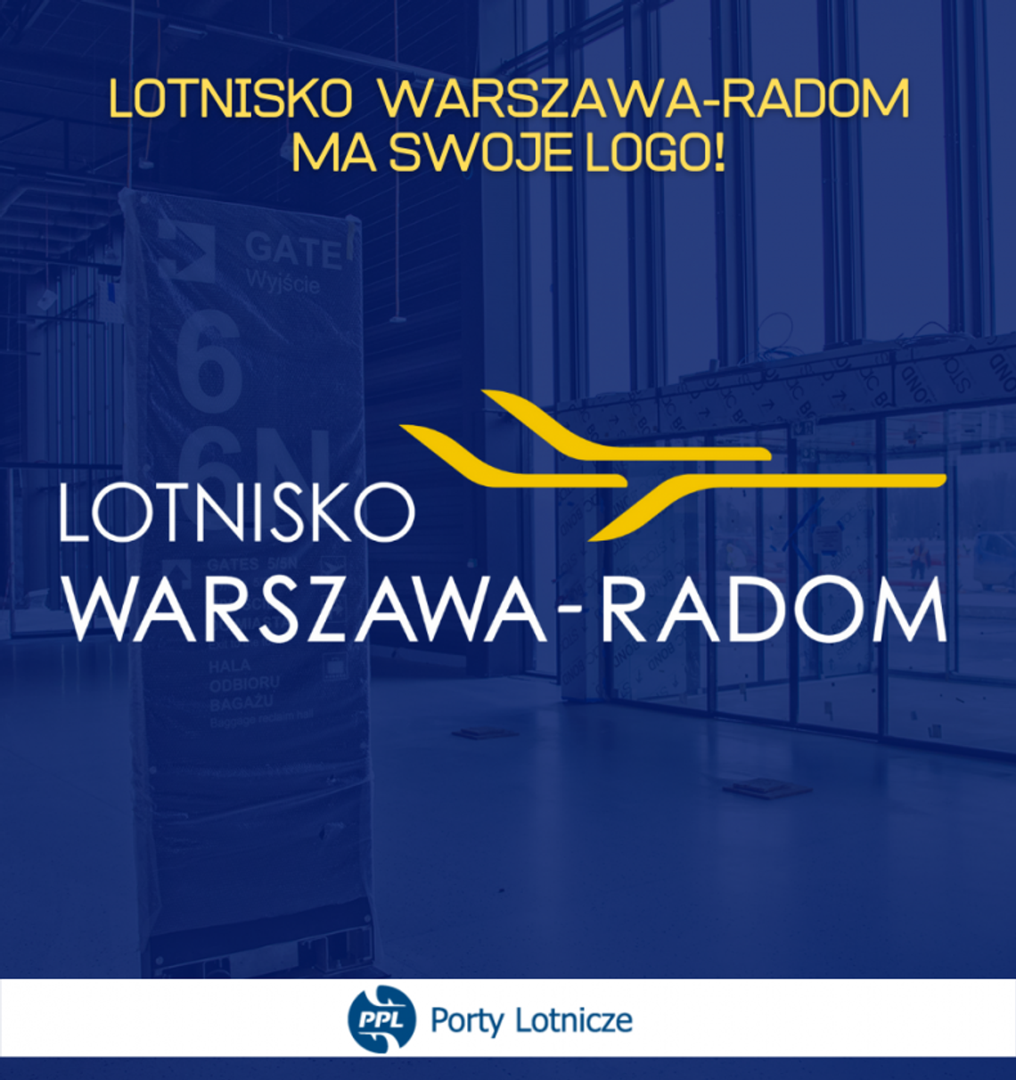 Radomskie lotnisko ma nowe logo