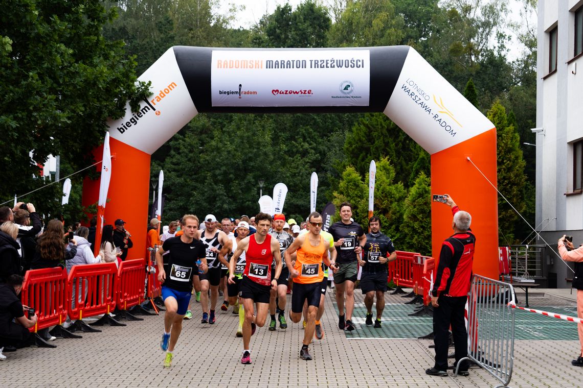 Rafał Czarnecki zwyciężył w jubileuszowym XX Radomskim Maratonie Trzeźwości