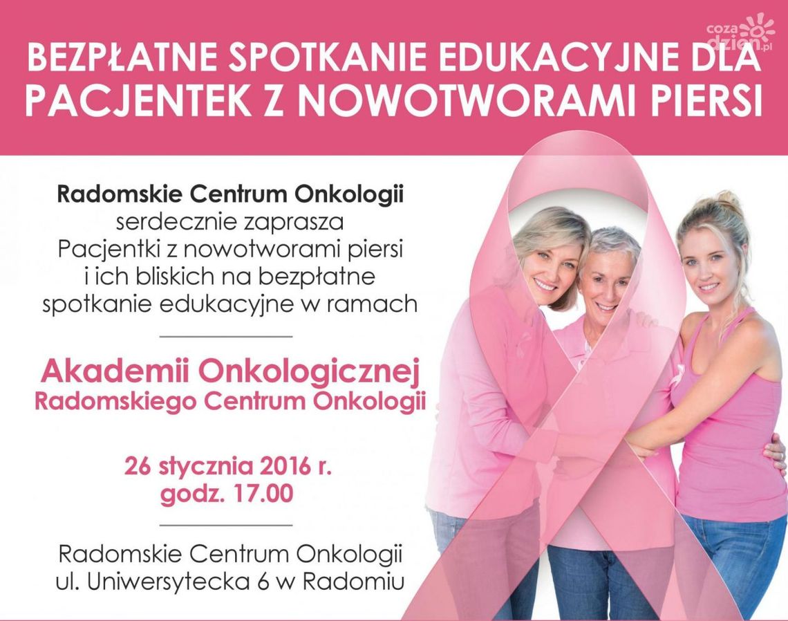 Rak piersi w Akademii Onkologicznej RCO