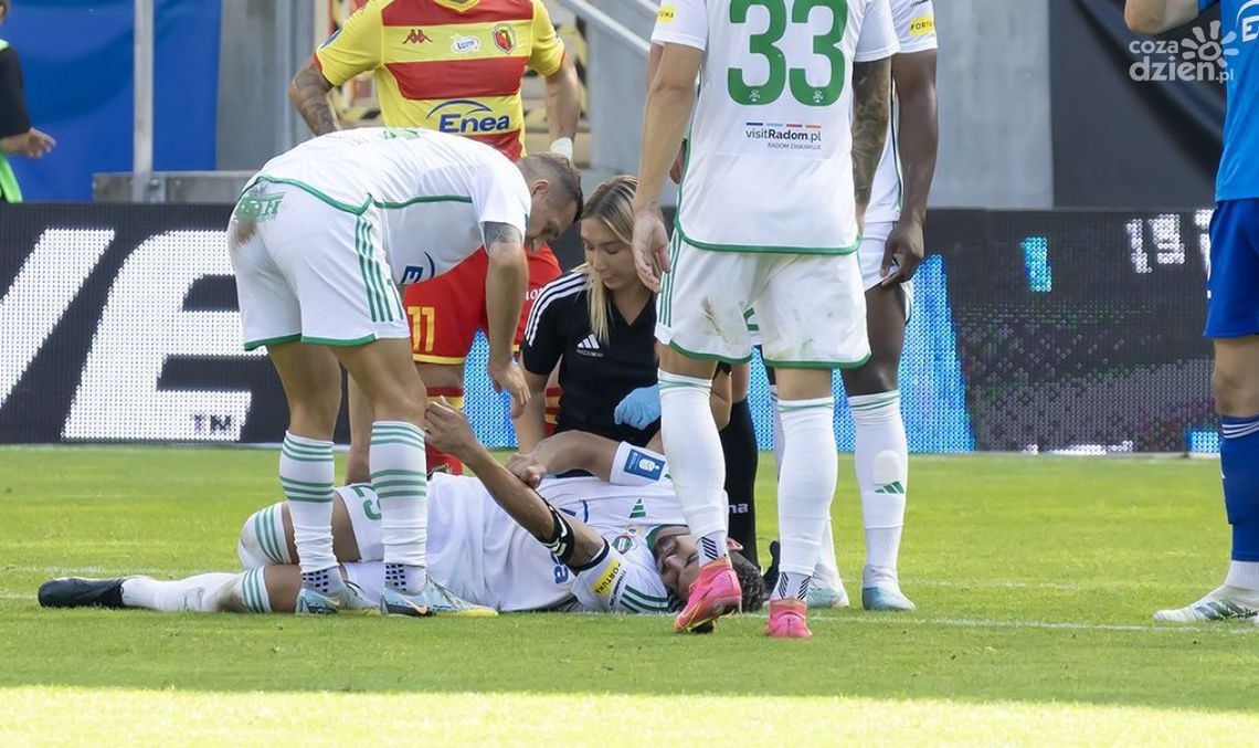 Raphael Rossi, kapitan Radomiaka Radom wróci do treningów za trzy tygodnie