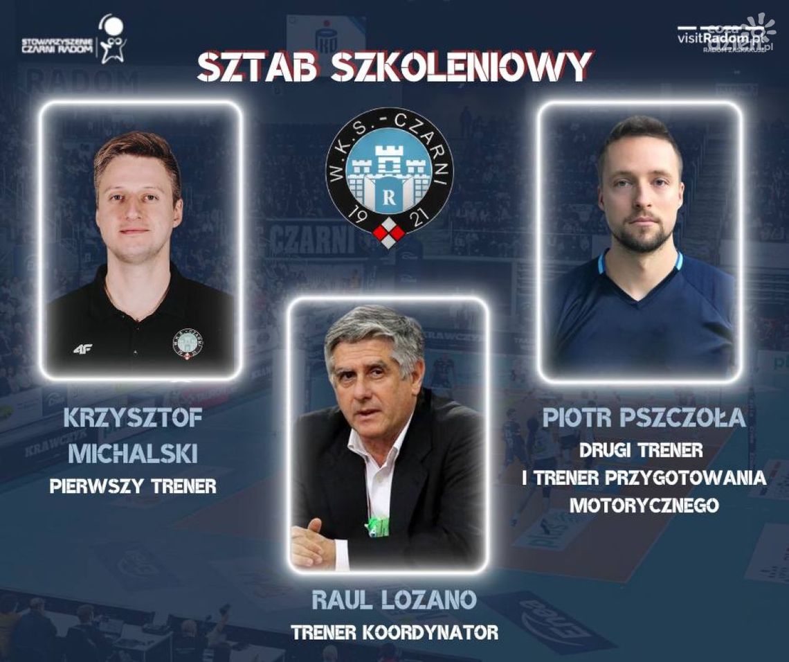 Raul Lozano ponownie w Czarnych Radom! Krzysztof Michalski pierwszym trenerem