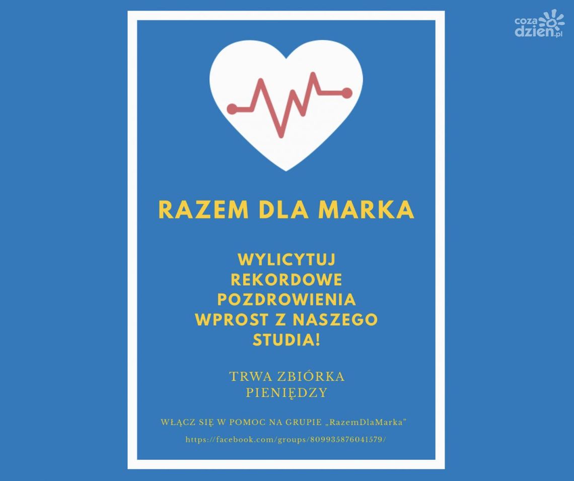 RazemDlaMarka i Radio Rekord. Wylicytuj pozdrowienia