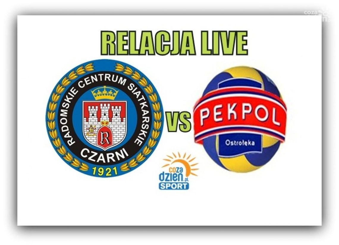 RCS Czarni Radom 3:0 Energa Pekpol Ostrołęka (Zapis relacji)