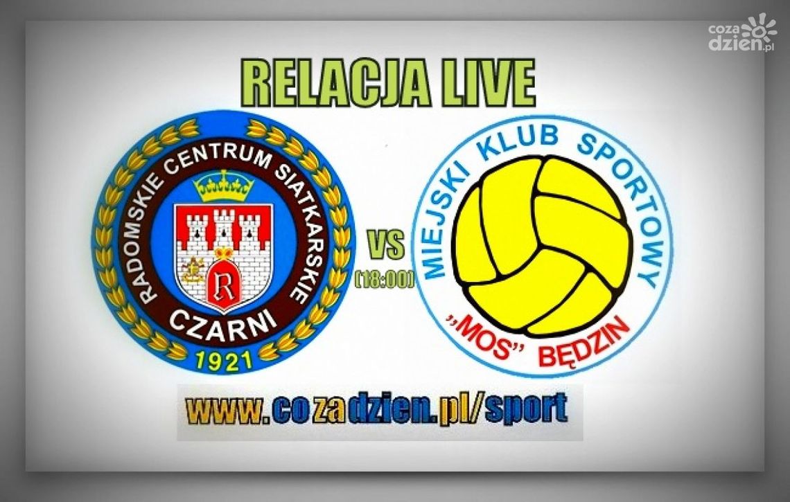 RCS Czarni Radom 3:2 MKS Banimex Będzin (Zapis relacji Live)
