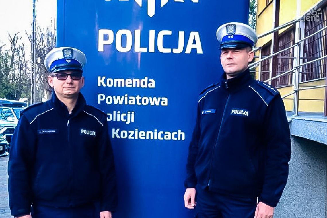 Reanimacja na chodniku w Kozienicach Reanimacja na chodniku w Kozienicach