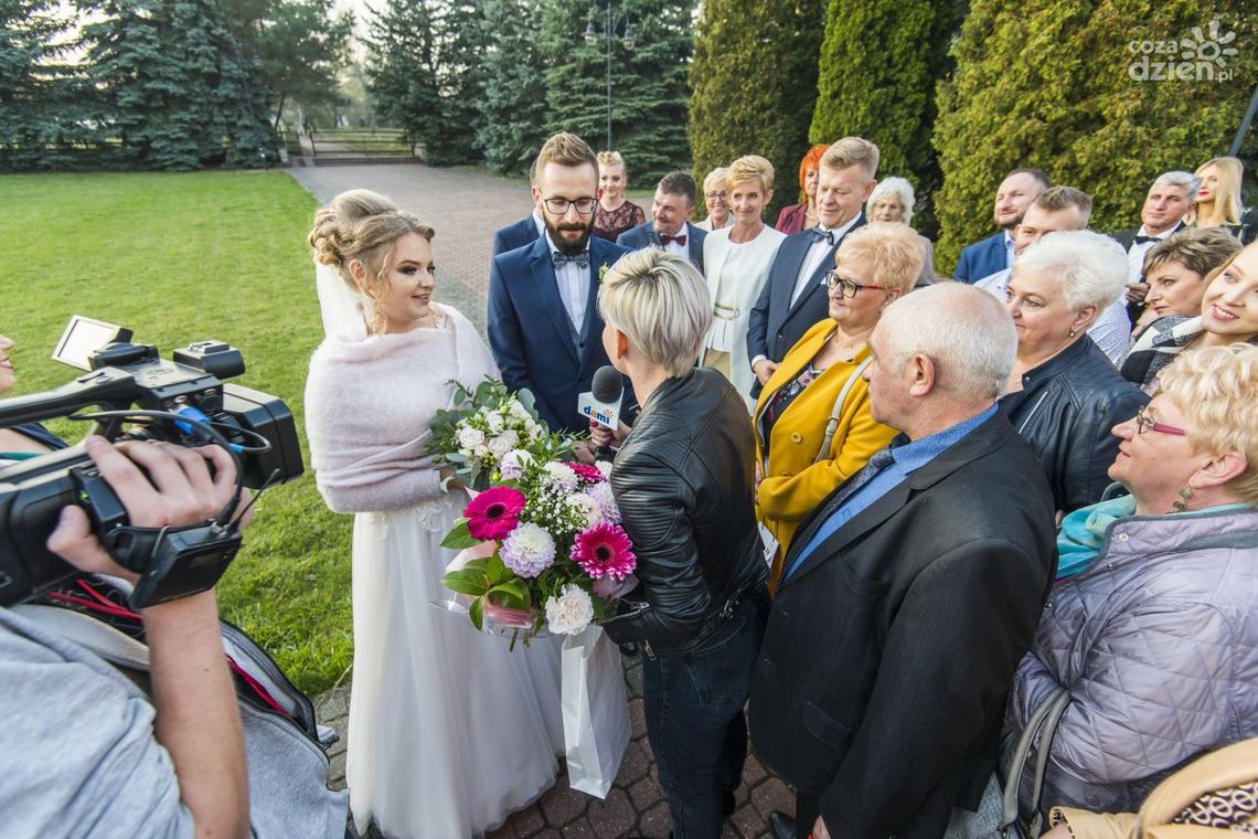 Rekordowa Niespodzianka. Rekordowe życzenia tuż po ślubie!