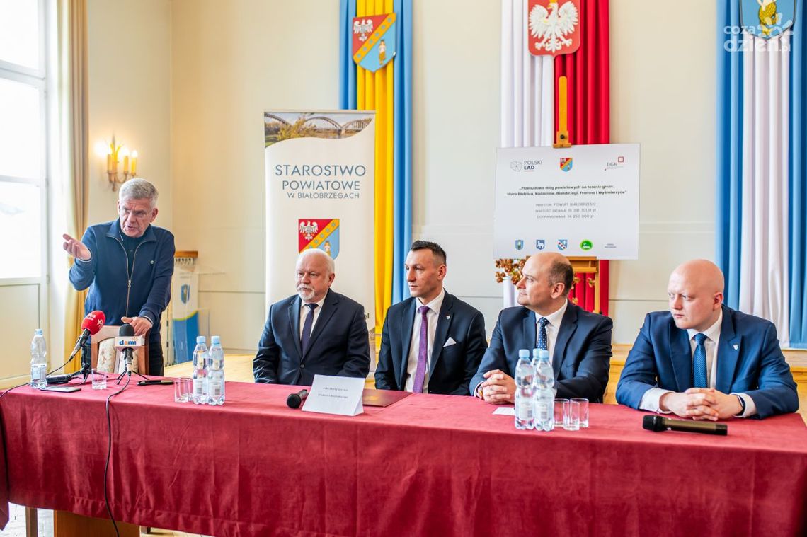 Rekordowe inwestycje drogowe w powiecie białobrzeskim