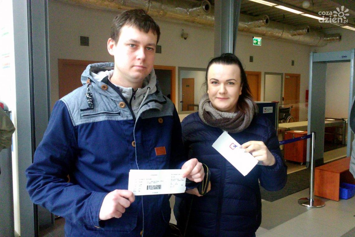 Rekordowy szczęśliwiec już na pokładzie