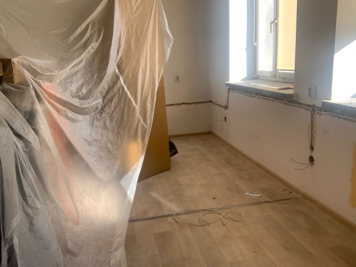 Remont MGOPS w Białobrzegach