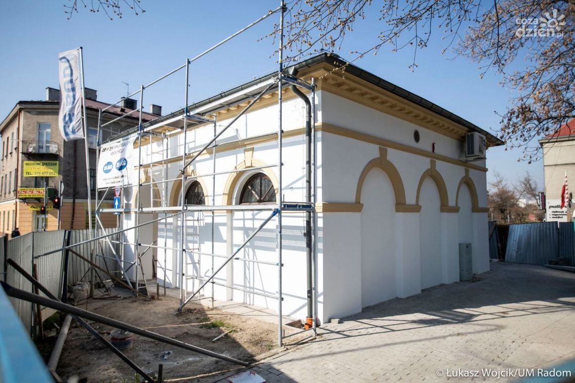 Remont rogatki na finiszu