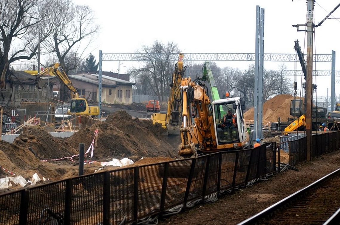 Remont stacji kolejowej - rośnie tunel