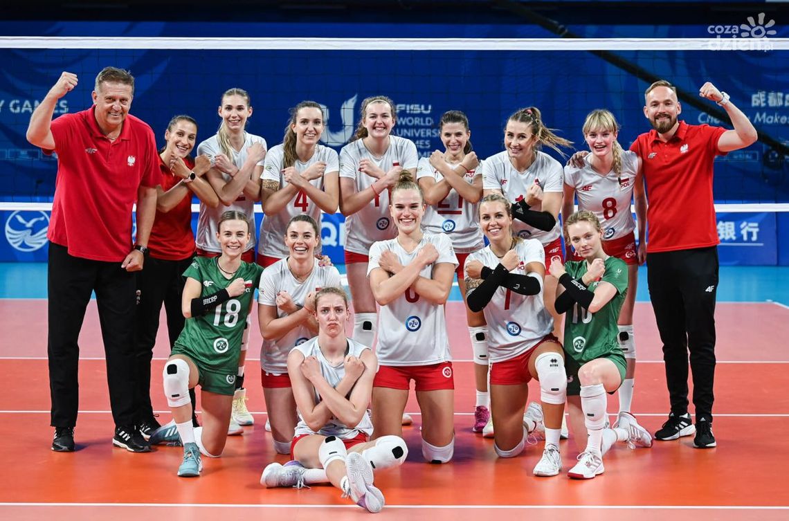 Reprezentacja Polski z siatkarkami Radomki w składzie w ćwierćfinale Uniwersjady