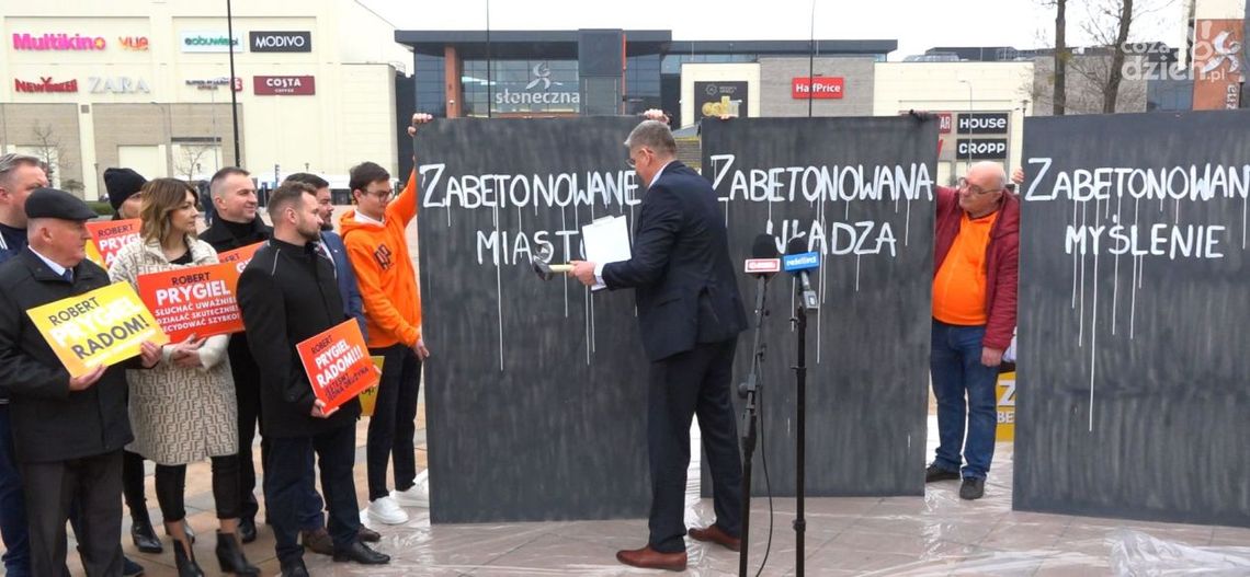Robert Prygiel "burzy ściany". Zapowiada też przebudowę Placu Jagiellońskiego