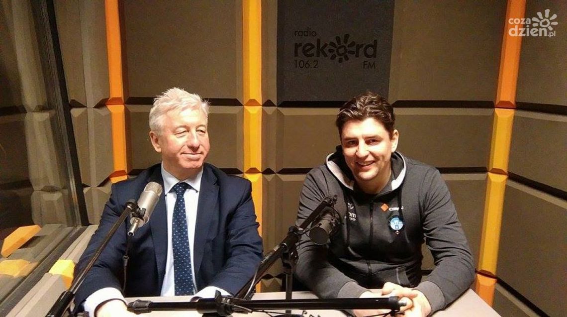 Robert Prygiel i Sławomir Białkowski - rozmowa w studiu lokalny Radia Rekord