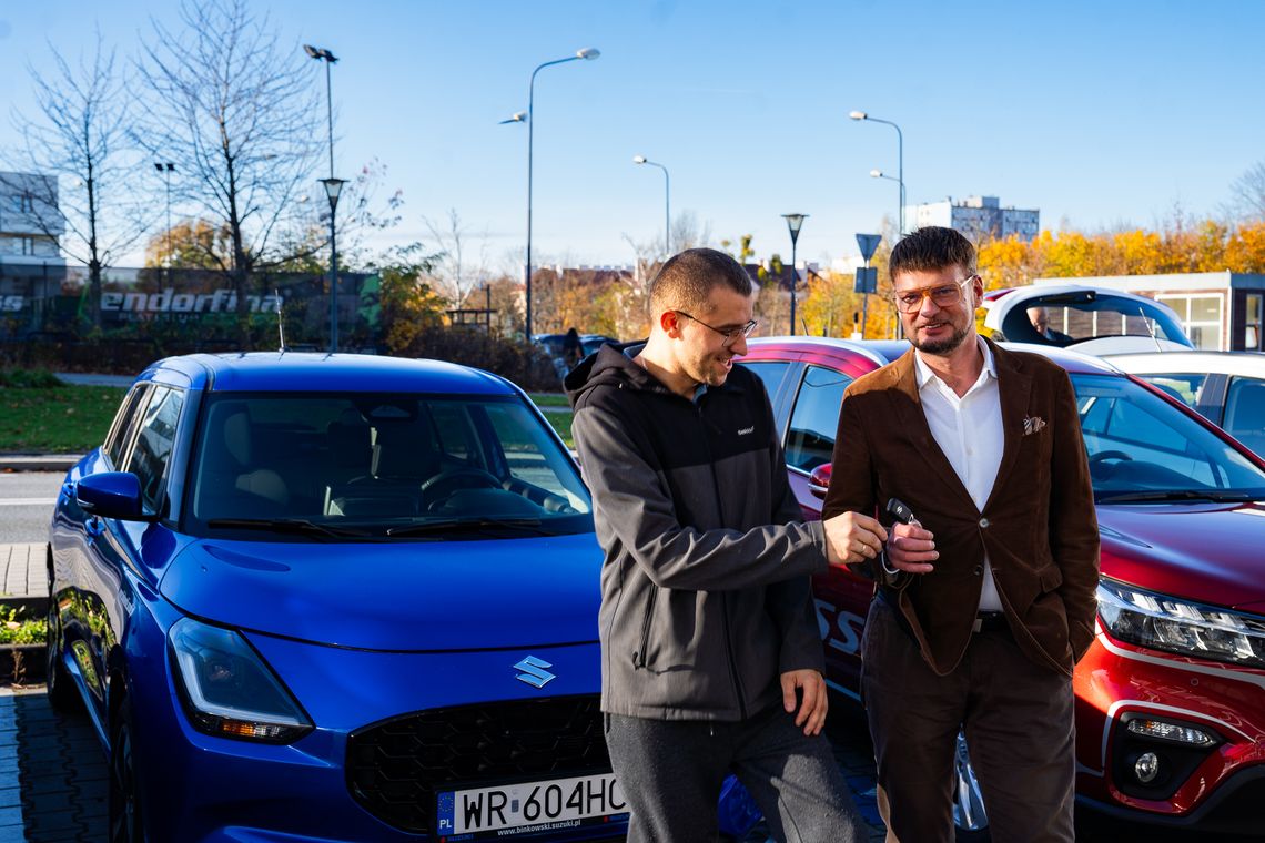 Rok z nagrodą Radia Rekord! Pan Dominik pożegnał swoje Suzuki Swift