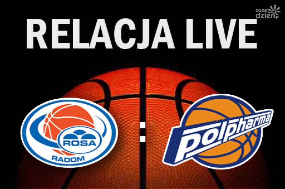 Rosa Radom 71:75 Polpharma Starogard Gdański (ZAPIS RELACJI LIVE) Rosa Radom 71:75 Polpharma Starogard Gdański (ZAPIS RELACJI LIVE)