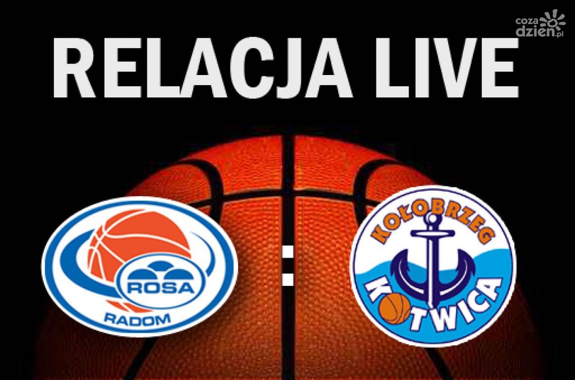 Rosa Radom 95:85 Kotwica Kołobrzeg (ZAPIS RELACJI LIVE)