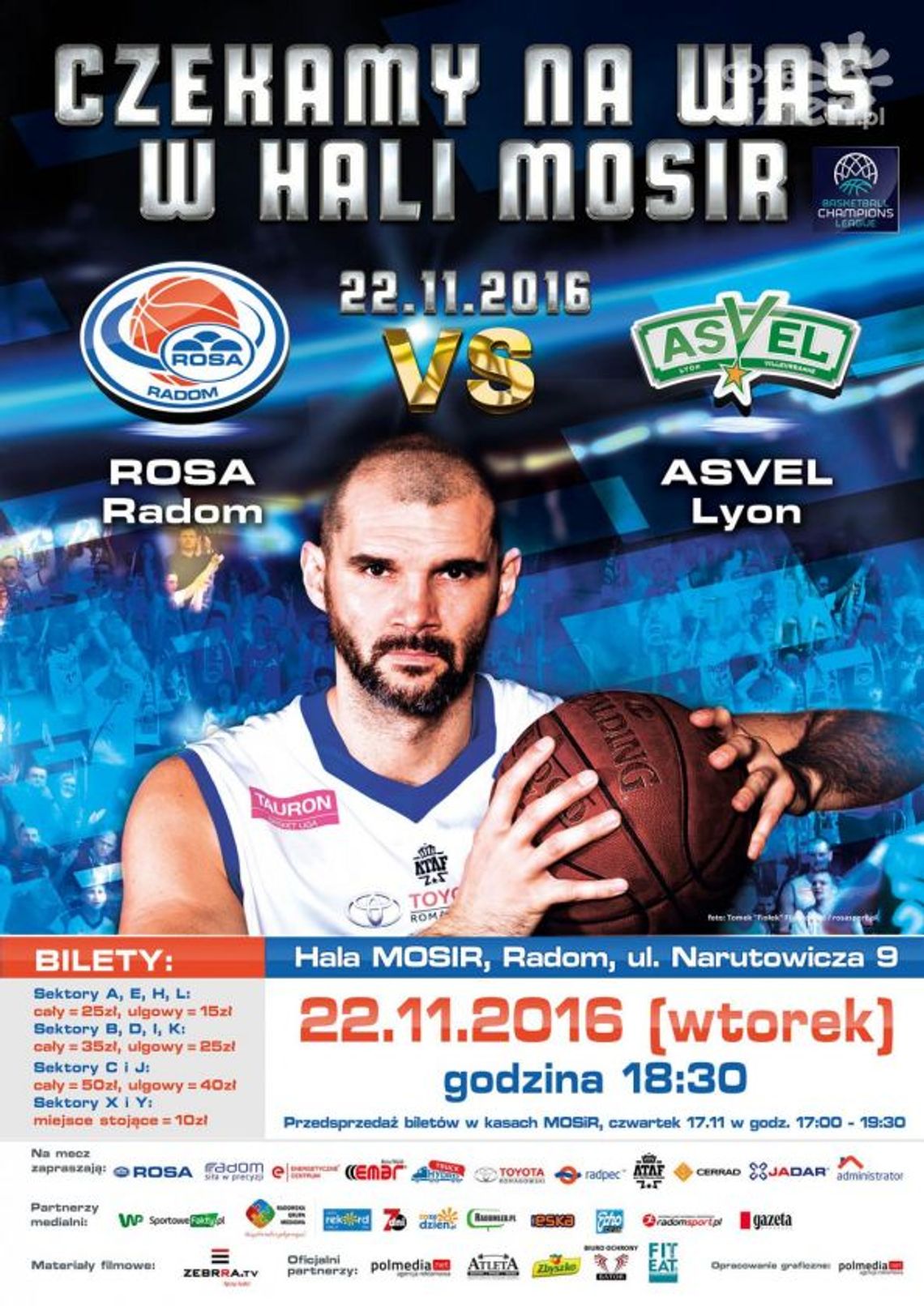 ROSA Radom - ASVEL Lyon ROSA Radom - ASVEL Lyon