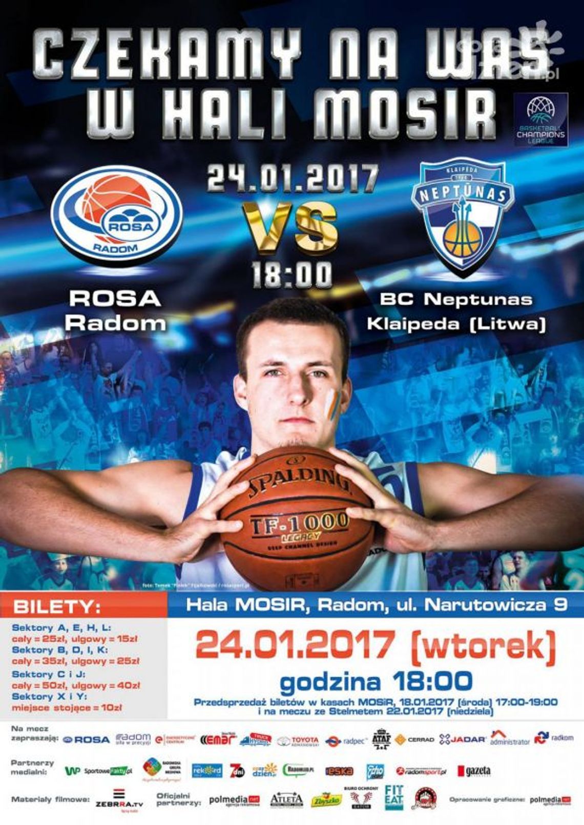ROSA Radom - BC NEPTUNAS Klaipeda