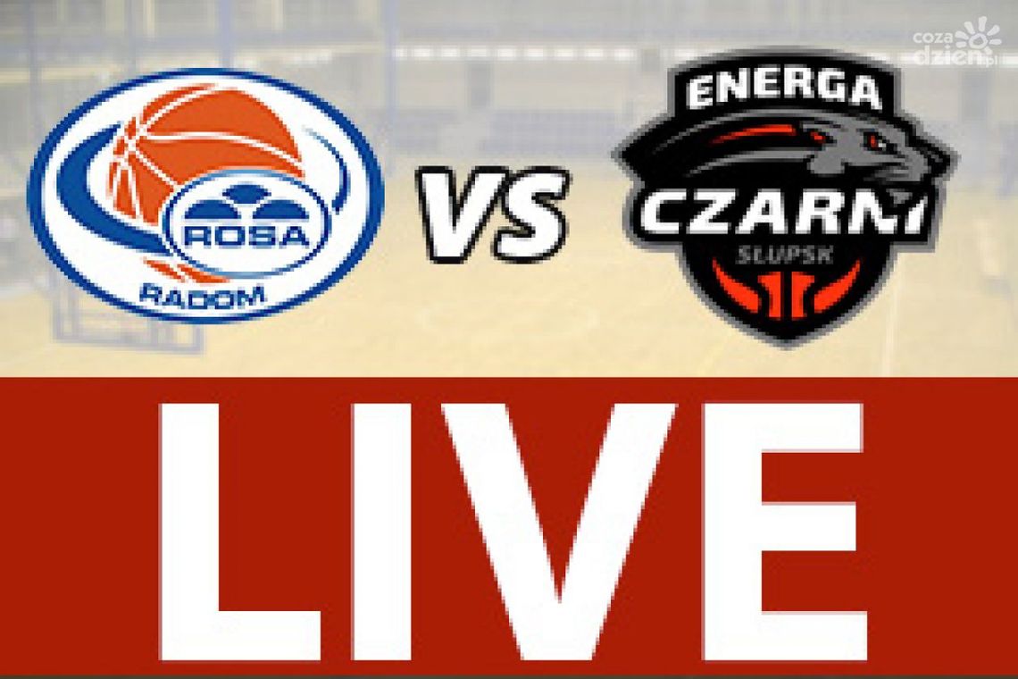 ROSA Radom - Czarni Słupsk 81:70 (zapis relacji)