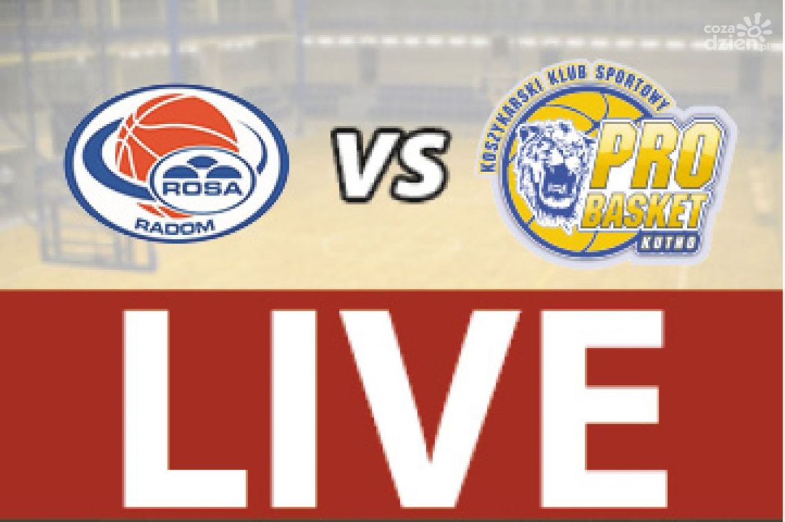 ROSA Radom - Polfamex Kutno 72:52 (zapis relacji)