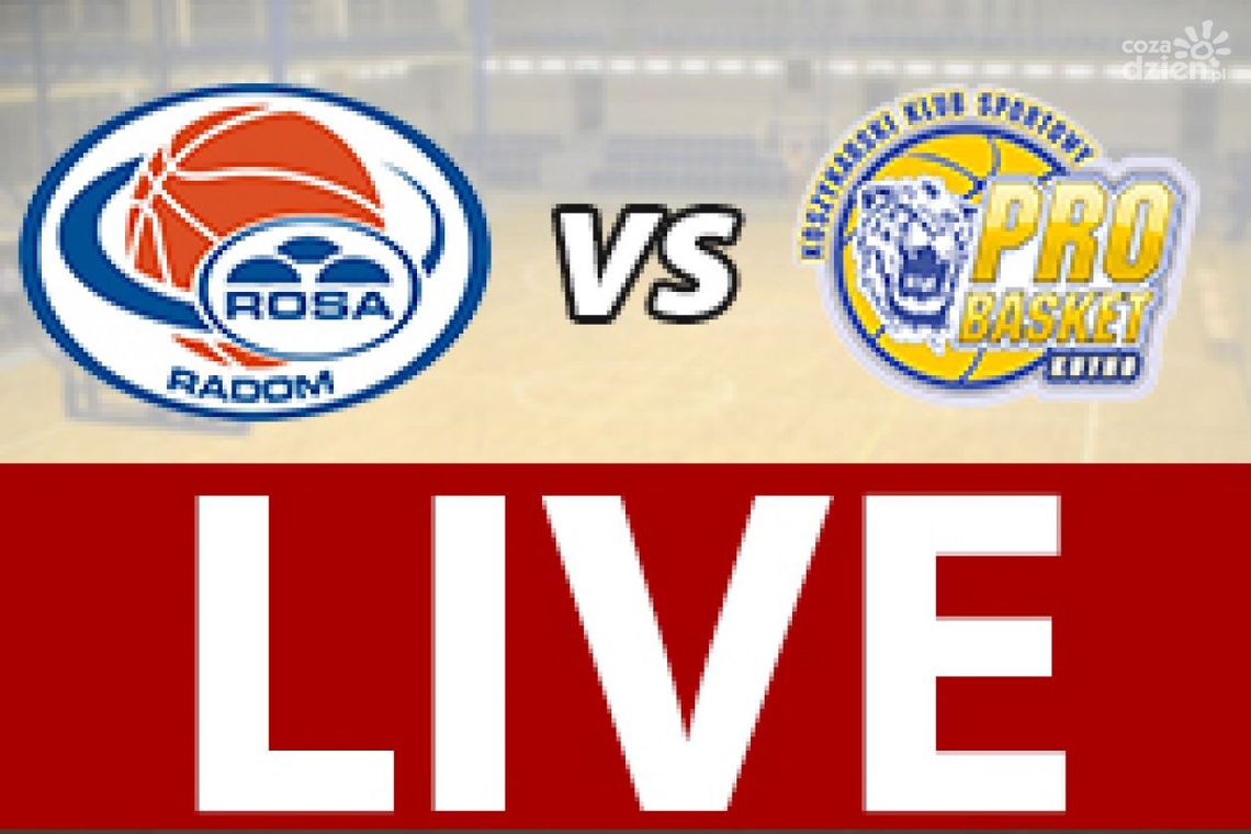 ROSA Radom - Polfarmex Kutno 79:72 (Zapis relacji)