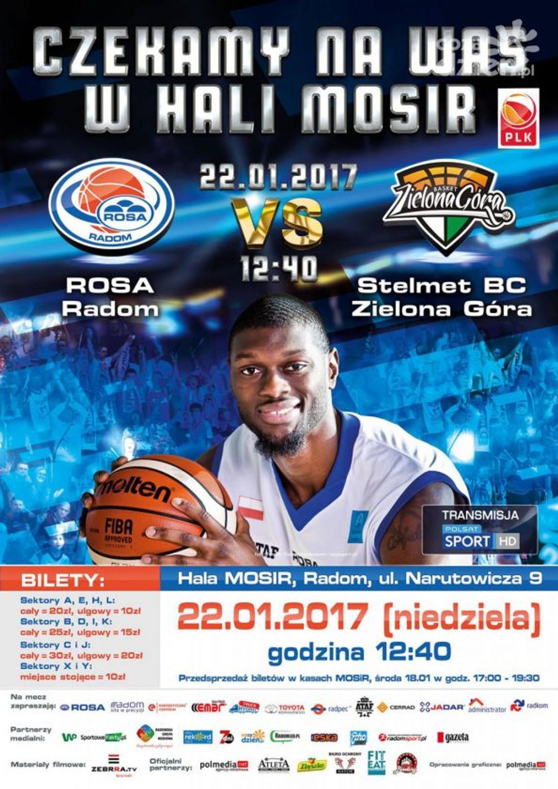 ROSA Radom - STELMET BC Zielona Góra