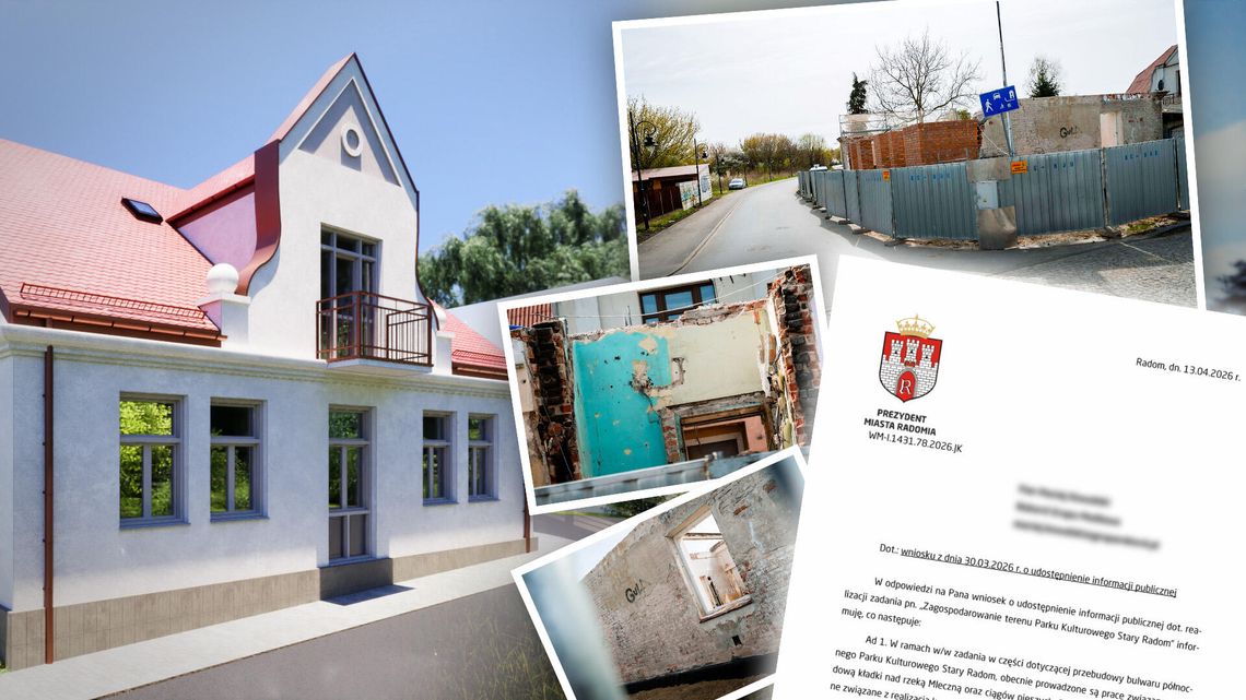 Rozbiórka zamiast remontu? Co się dzieje w Parku Kulturowym Stary Radom Rozbiórka zamiast remontu? Co się dzieje w Parku Kulturowym Stary Radom