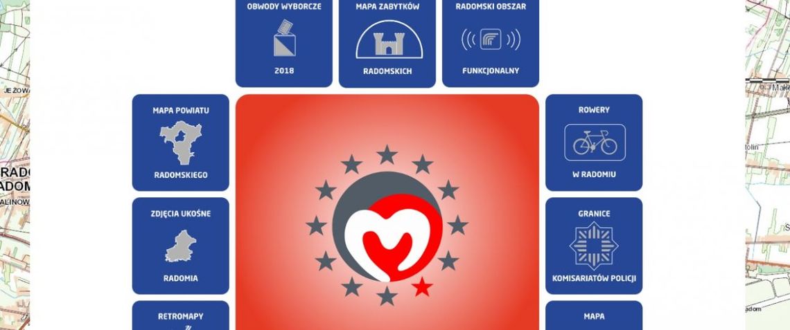 Różne mapy Radomia od teraz w jednym miejscu