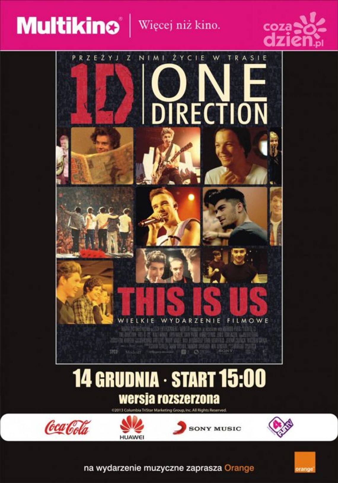 Rozszerzona wersja "One Direction: This is Us" w Multikinie!