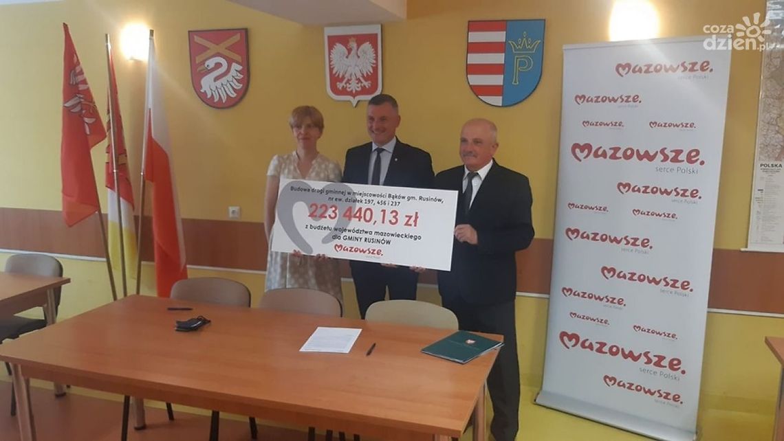 Rusinów. Droga z dofinansowaniem