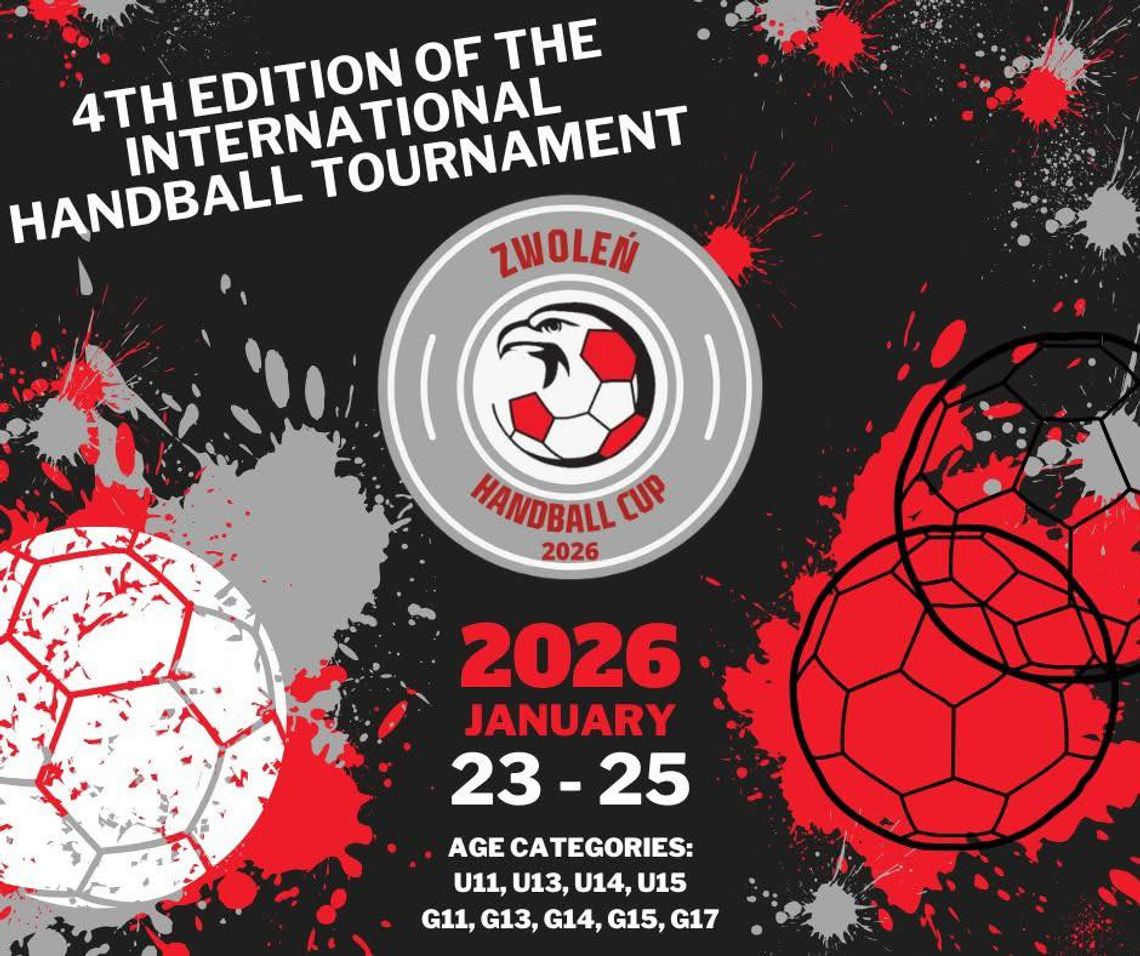 Rusza czwarta edycja Zwoleń Handball Cup - międzynarodowego turnieju piłki ręcznej dla młodziezy Rusza czwarta edycja Zwoleń Handball Cup - międzynarodowego turnieju piłki ręcznej dla młodziezy