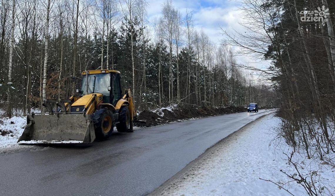Ruszyła przebudowa drogi powiatowej Sucha - Dobieszyn