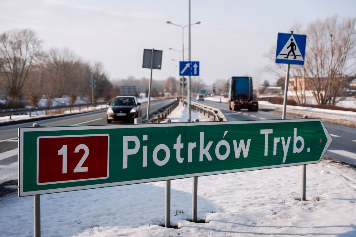 Trasa krajowa nr 12 w Radomiu