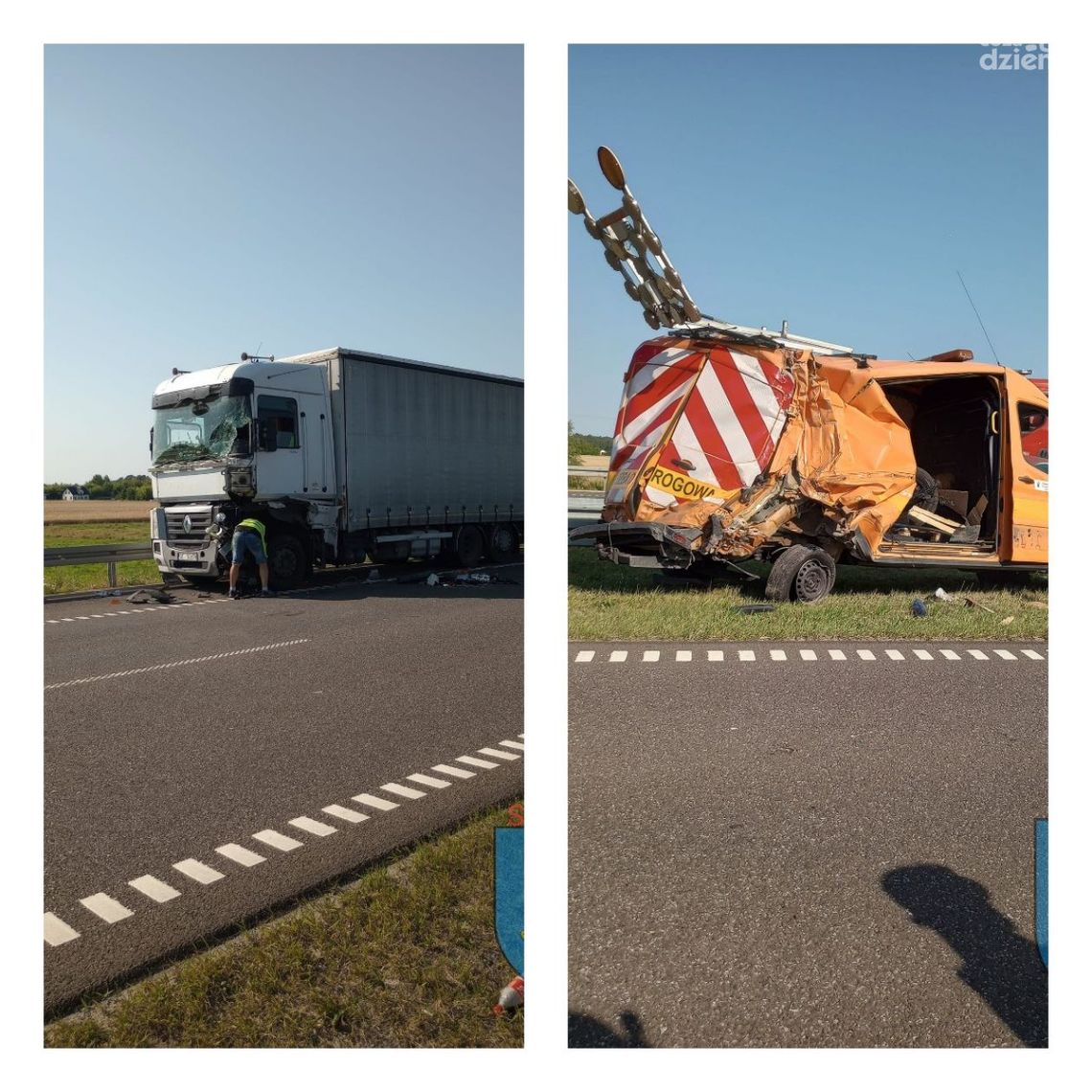 S7. Zderzenie tira z busem 