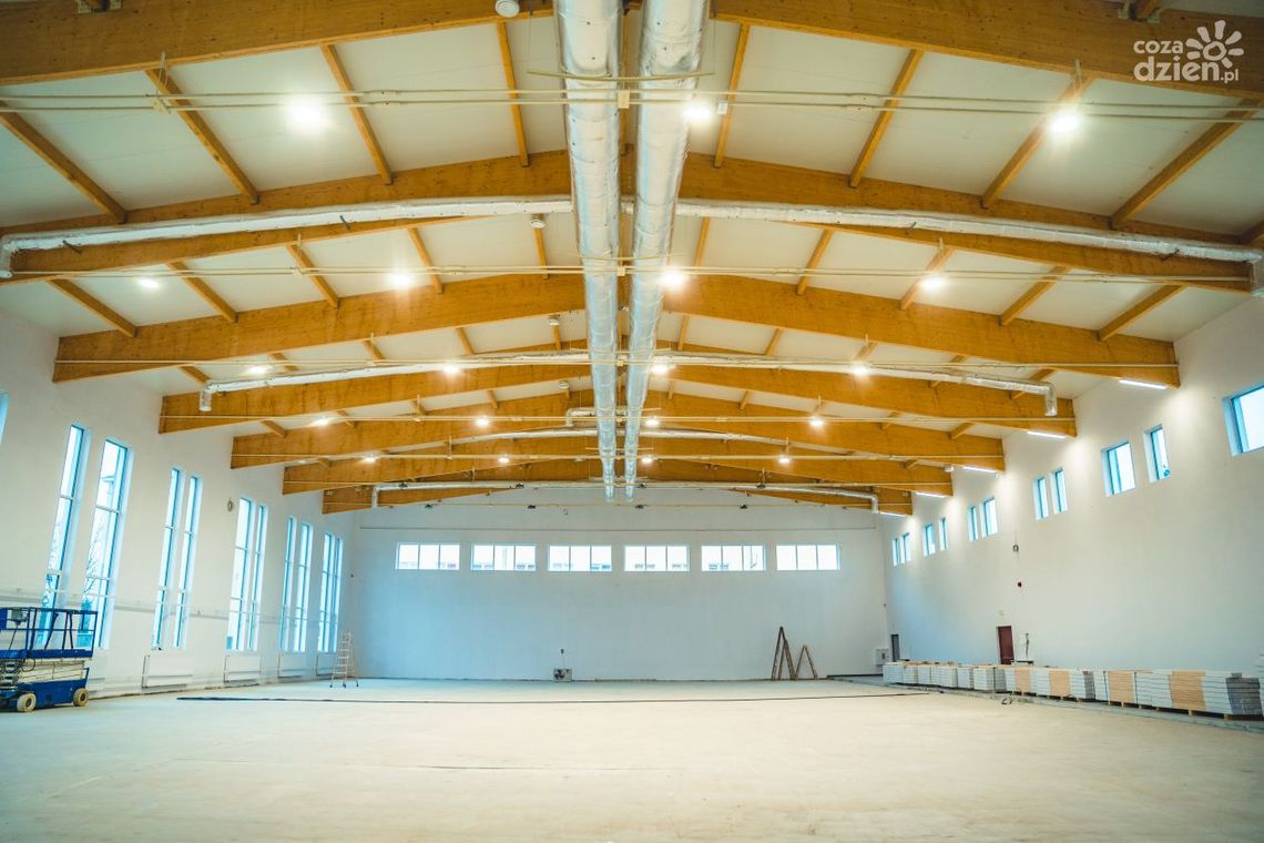 Sala gimnastyczna przy PSP 31 prawie gotowa