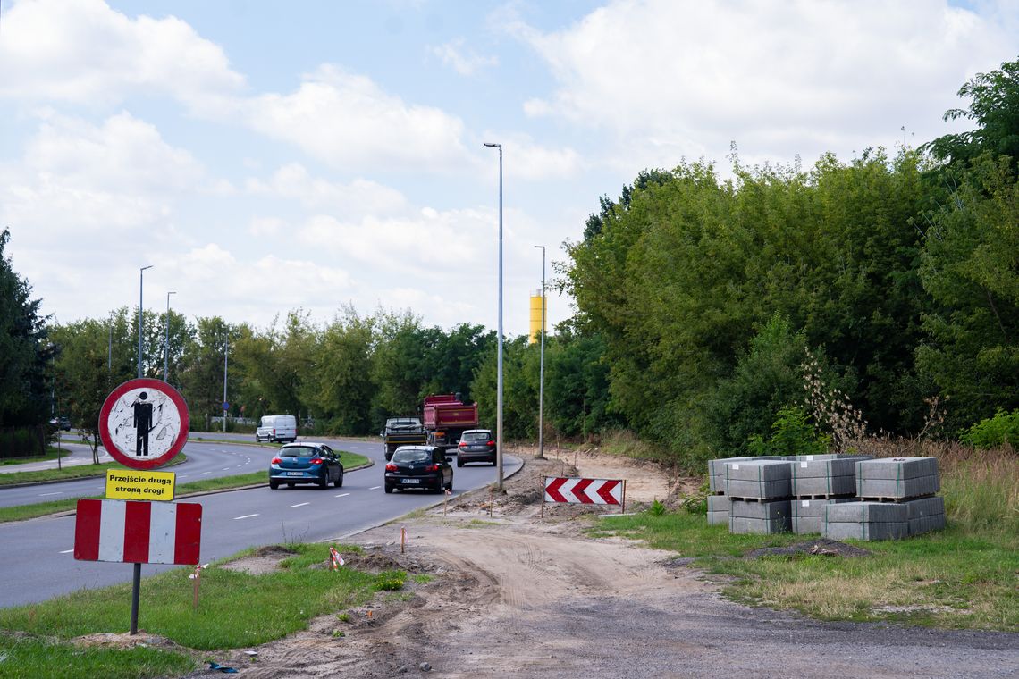 Ścieżka na Szarych Szeregów w budowie