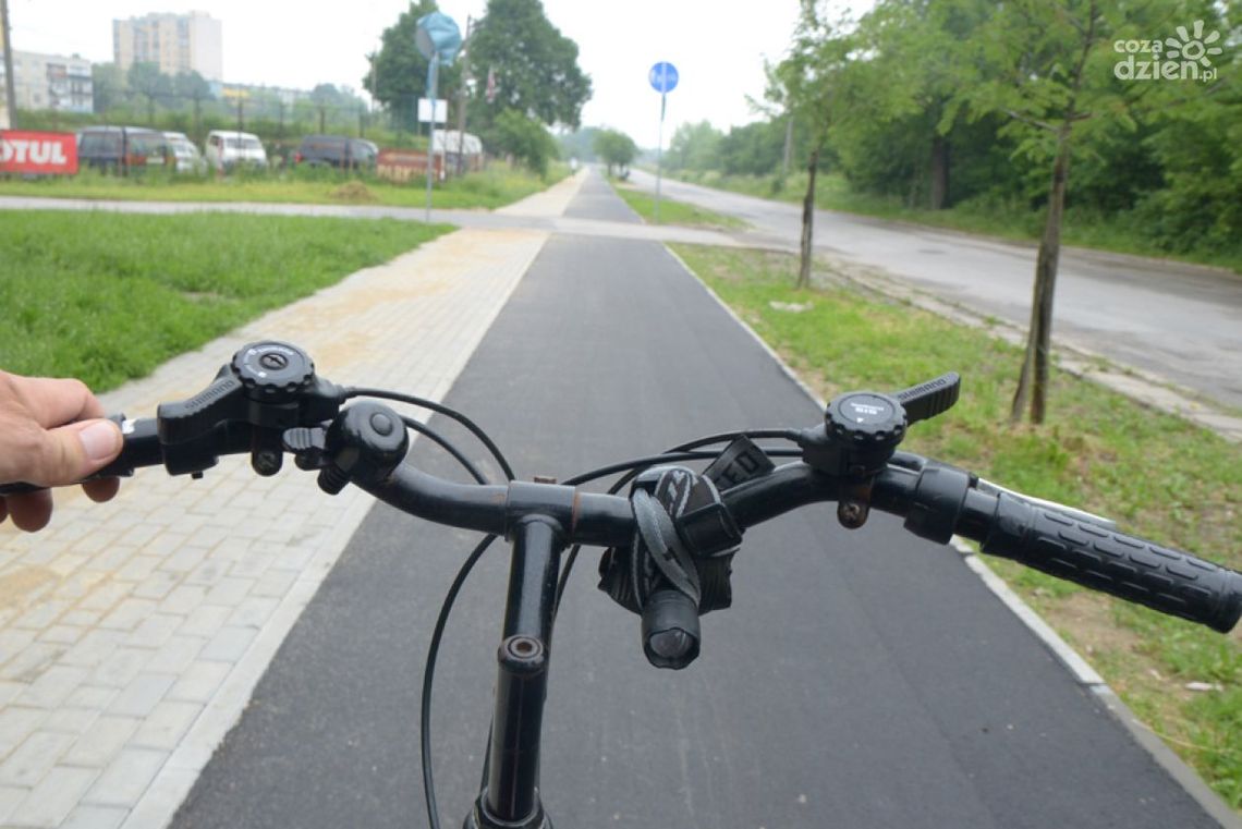 Ścieżka rowerowa wzdłuż Olsztyńskiej gotowa Ścieżka rowerowa wzdłuż Olsztyńskiej gotowa