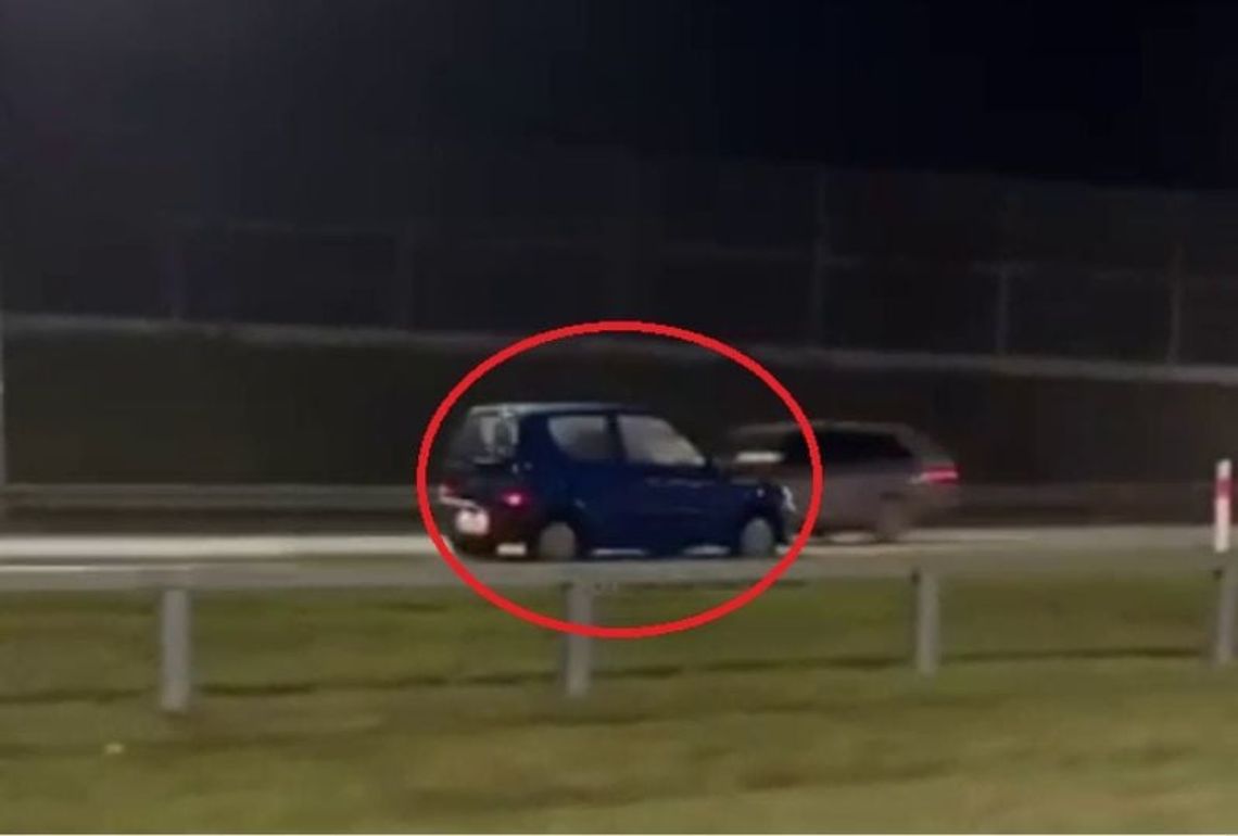 Seniorka z Radomia jechała „pod prąd” drogą S7. Mogło dojść do tragedii