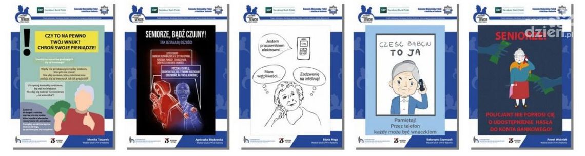 Seniorzy bezpieczni na rynku finansowym. Studenci UTH stworzyli plakaty