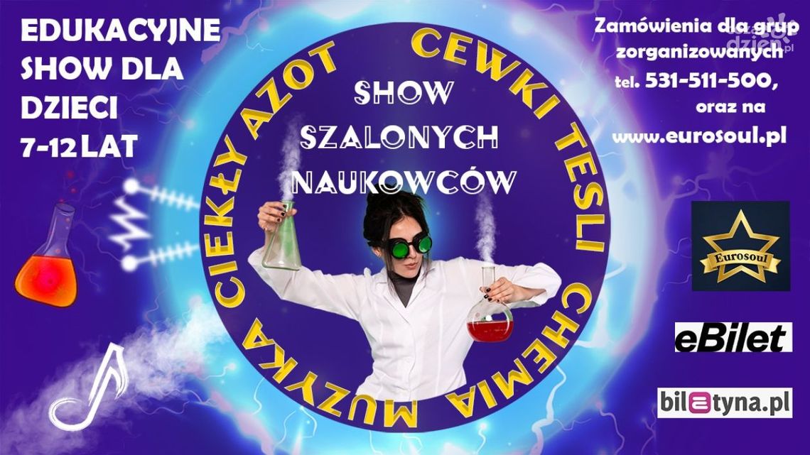 Show Szalonych Naukowców w Radomiu