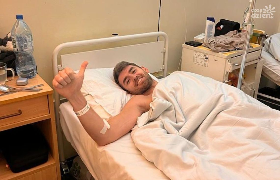 Siatkarz Enei Czarnych Radom po operacji Siatkarz Enei Czarnych Radom po operacji