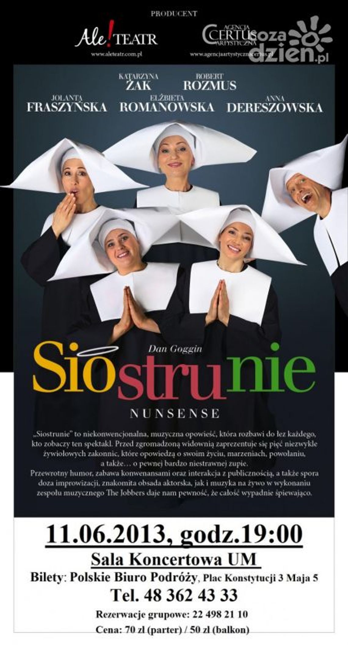 "Siostrunie", czyli gwiazdy w muzycznej komedii