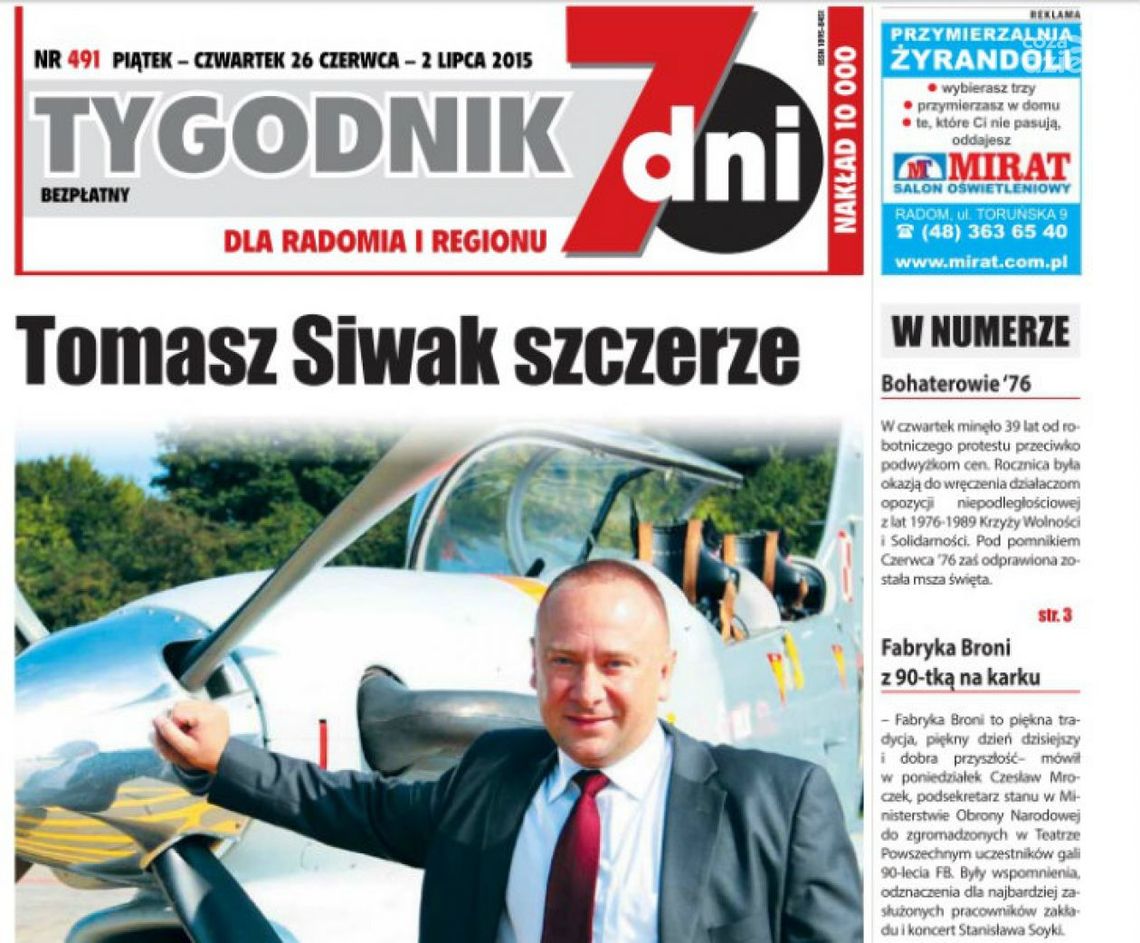 „SIWY DYM”… SIWAK ODWOŁANY!