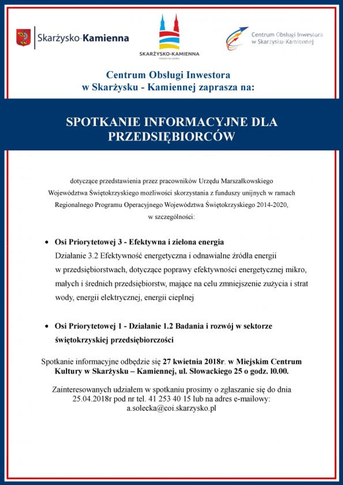 Skarżysko-Kamienna. Naucz się zdobywać środki unijne