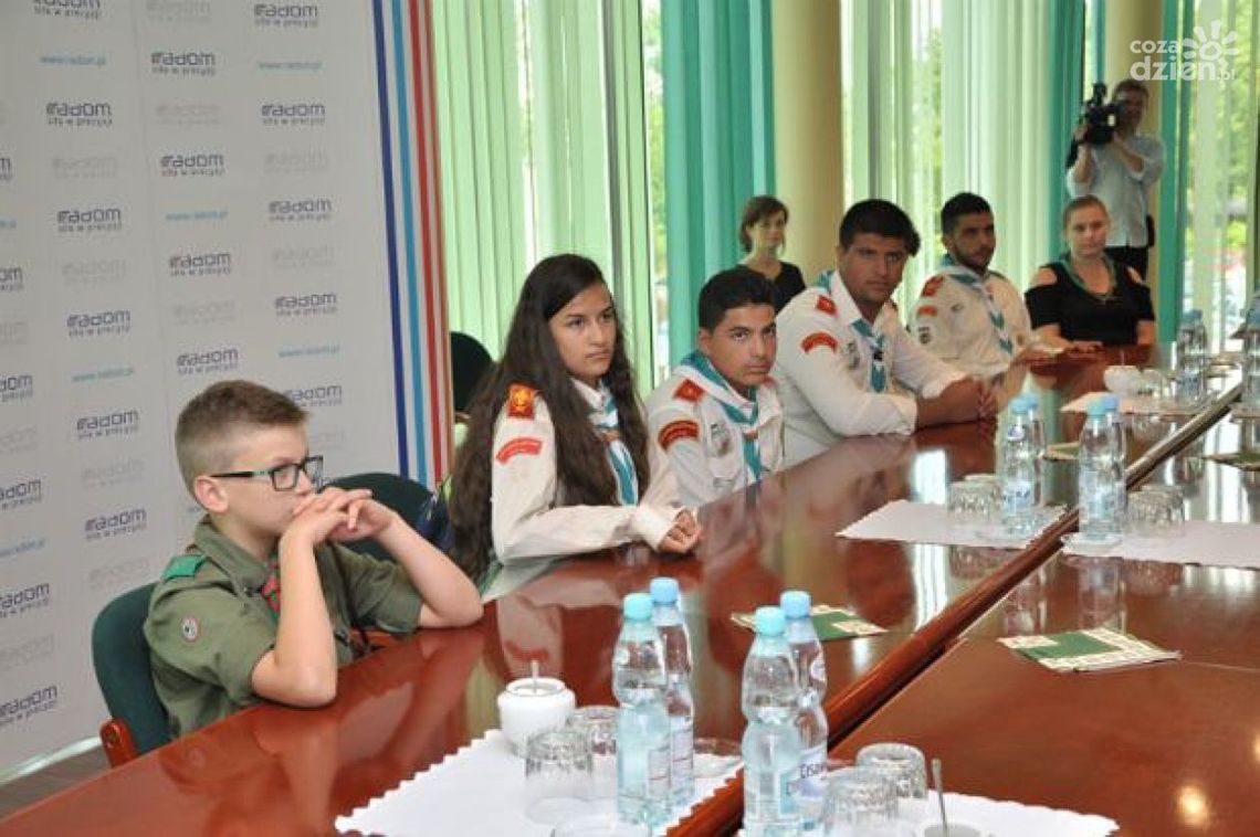 Skauci z Palestyny w Radomiu Skauci z Palestyny w Radomiu