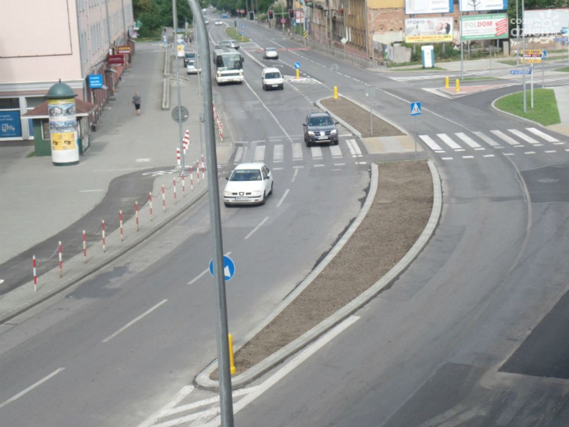 Skrzyżowanie Traugutta i Narutowicza przebudowane